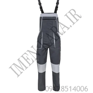 لباس دوبنده کار پارچه ایی طوسی کرم